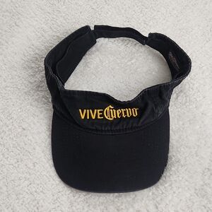 Black and Gold Men's Visor ViveCuervo Cuervo Tequila Vintage